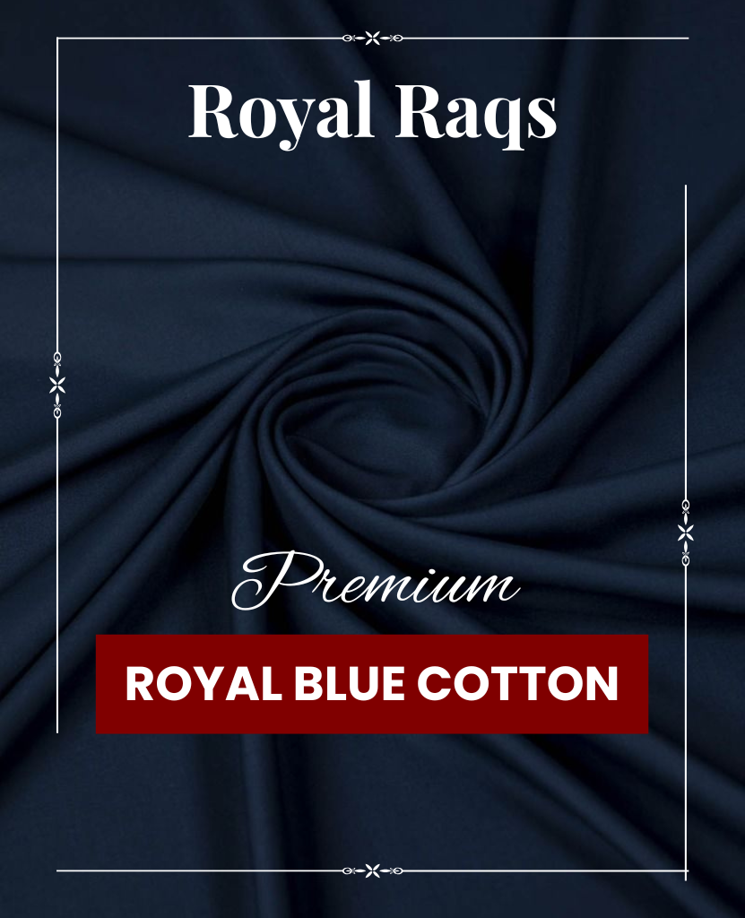 Royal Blue Cotton – Regal Comfort with a Classic Vibe | Royal Raqs