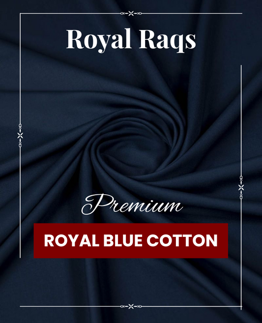 Royal Blue Cotton – Regal Comfort with a Classic Vibe | Royal Raqs