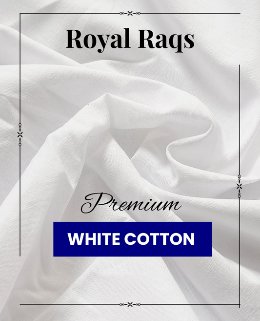 White Cotton – Pure Comfort in a Classic Finish | Royal Raqs